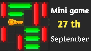 Mini Game Key 100% Solved 27 September | Hamster Kombat Puzzle For Today !! September 27