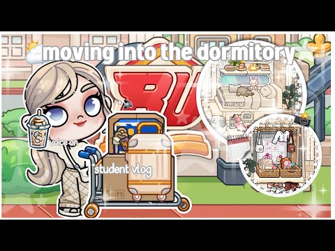 ⛅️Moving into the dormitory*||(voice on)|| [aesthetic vlog]@avatarworldbypazu