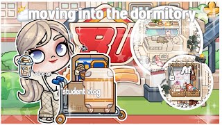 ⛅️Moving into the dormitory*||(voice on)|| [aesthetic vlog]@avatarworldbypazu  screenshot 3