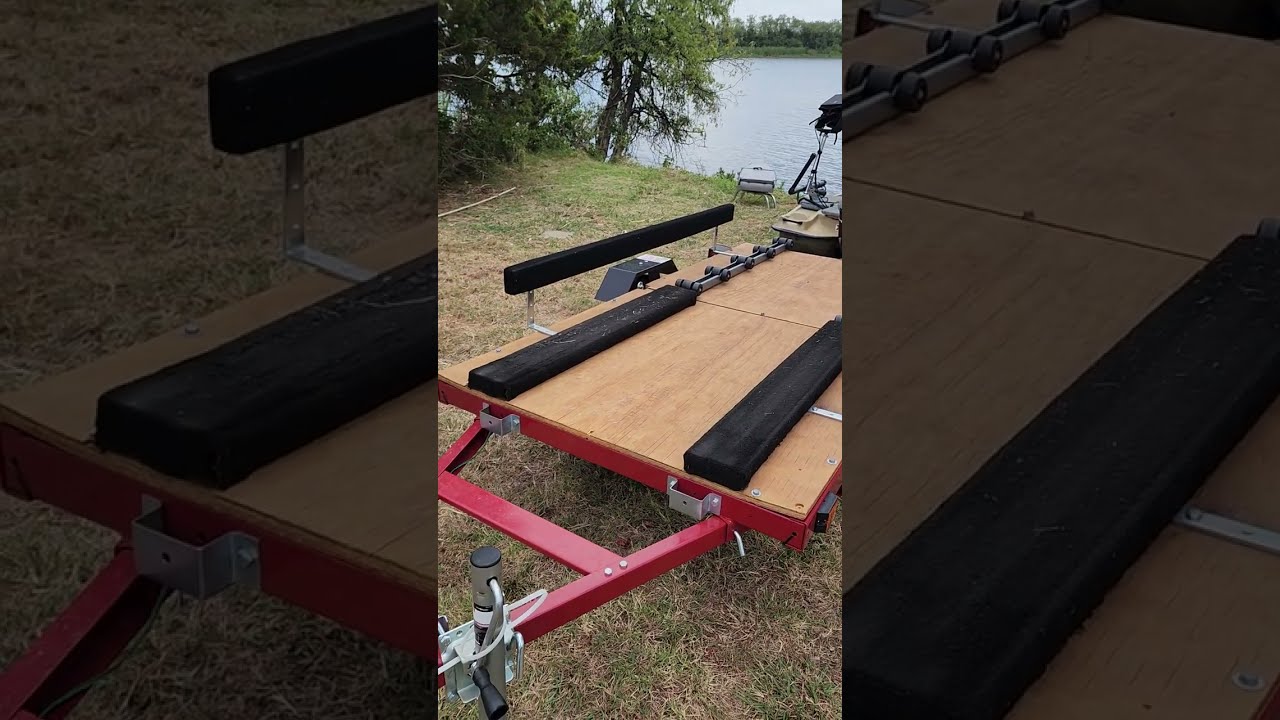 My Harbor Freight Trailer and Bass Raider Boat Modifications