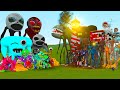 All garten of banban 14 family vs all monsters  trevor henderson creatures in garrys mod