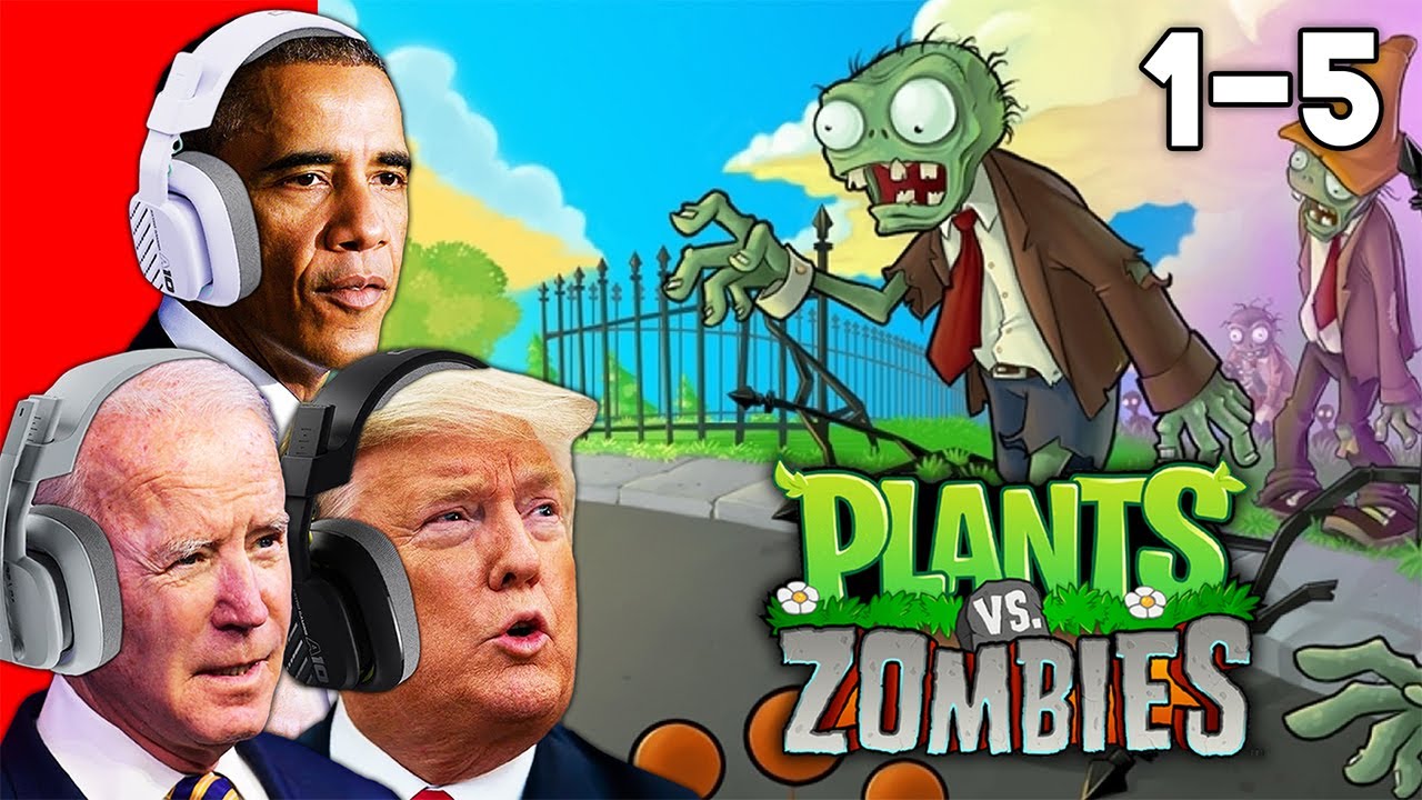 Presidents Play Plants VS Zombies 1-5 (FULL SERIES)