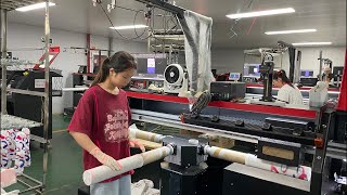 How to use the sock printer to print socks