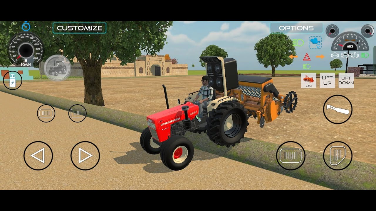 😄😲3D Farming tractor 🚜 video ||  trector ki video farming 🧺🌽