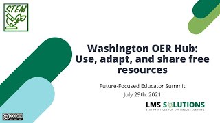 FFES Washington OER Hub: Use, adapt, and share free resources