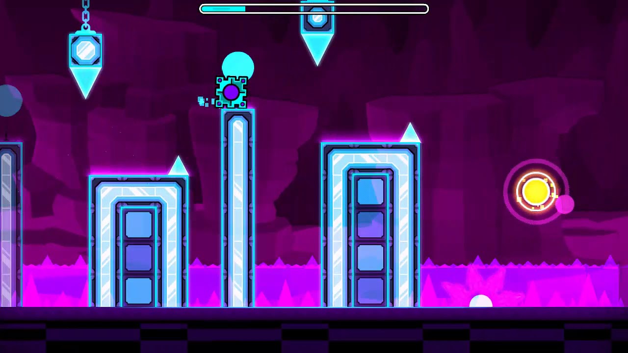 I found a secret way in geometry dash YouTube