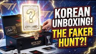 Hunting the 2025 Serialized Faker Card! (Riftbound T1 Korean Box Unboxing)