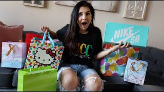 BUYING MY WIFE HER FAVORITE SNEAKERS!! *10 BIRTHDAY GIFTS*