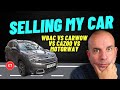 SELLING MY CAR | Cazoo vs WeBuyAnyCar vs Motorway vs CarWow