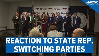 Voters react after State Rep. Tricia Cotham announces she's switching parties