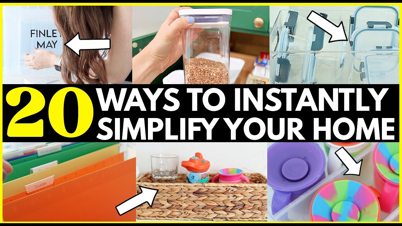 20 Tiny Changes to Instantly Simplify Your Home 