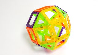 Magformers basic Learning: how to make Big Ball