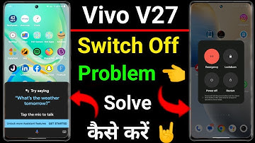 Vivo V27 Power Off Problem Solve Kaise Kare ।Vivo V27 Phone Switch Off Kaise Kare