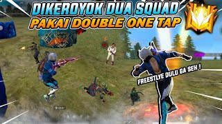 Rank GM ! Bar - Bar Jarak Dekat Pakai Senjata Double One Tap Dua Squad Rata !