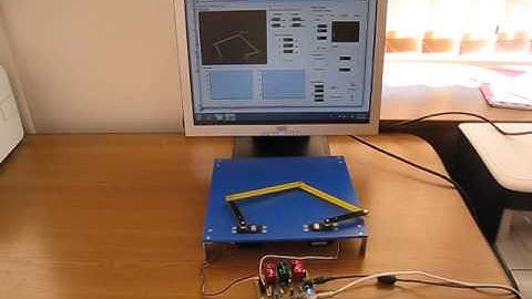 2 DOF plan parallel robot (five bar mechanism)