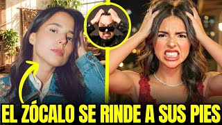 LA VERDADERA REINA: Majo Aguilar llena el Zócalo mientras Ángela se hunde.