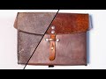 40 year old Swiss satchel gets makeover // full restoration