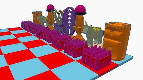 Tinkercad Chess