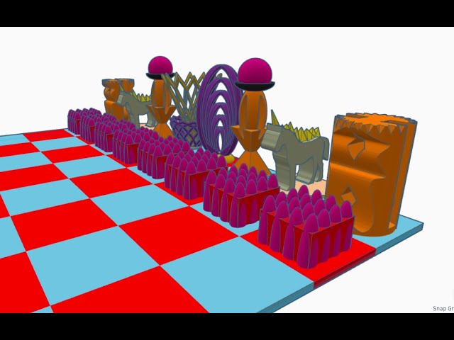 3D Chess Masterclass: TinkerCAD Walk-Through Video by 3D-PT