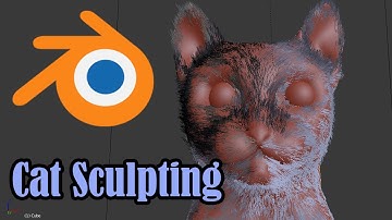 Sculpting a Cat in Blender [Timelapse]