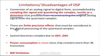 Lecture 6 application of DSP