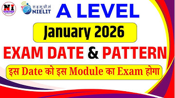 A Level Exam Time Table, Exam Timing and Exam Pattern 2026 |  A Level Computer Course 2026
