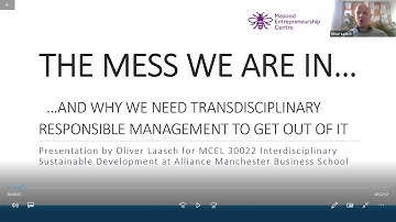 Chapters 1&2: THE MESS WE ARE IN and Why We Need Transdisciplinary Responsible Management to Get Out