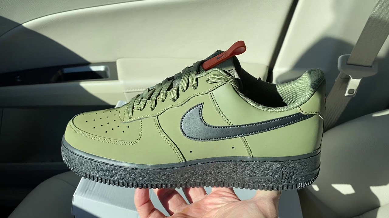 air force 1 khaki and black