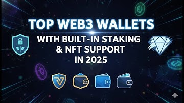 Top Web3 Wallets with Built-in Staking & NFT Support in 2025 🔥 | Best Crypto Wallets for Web3 Users