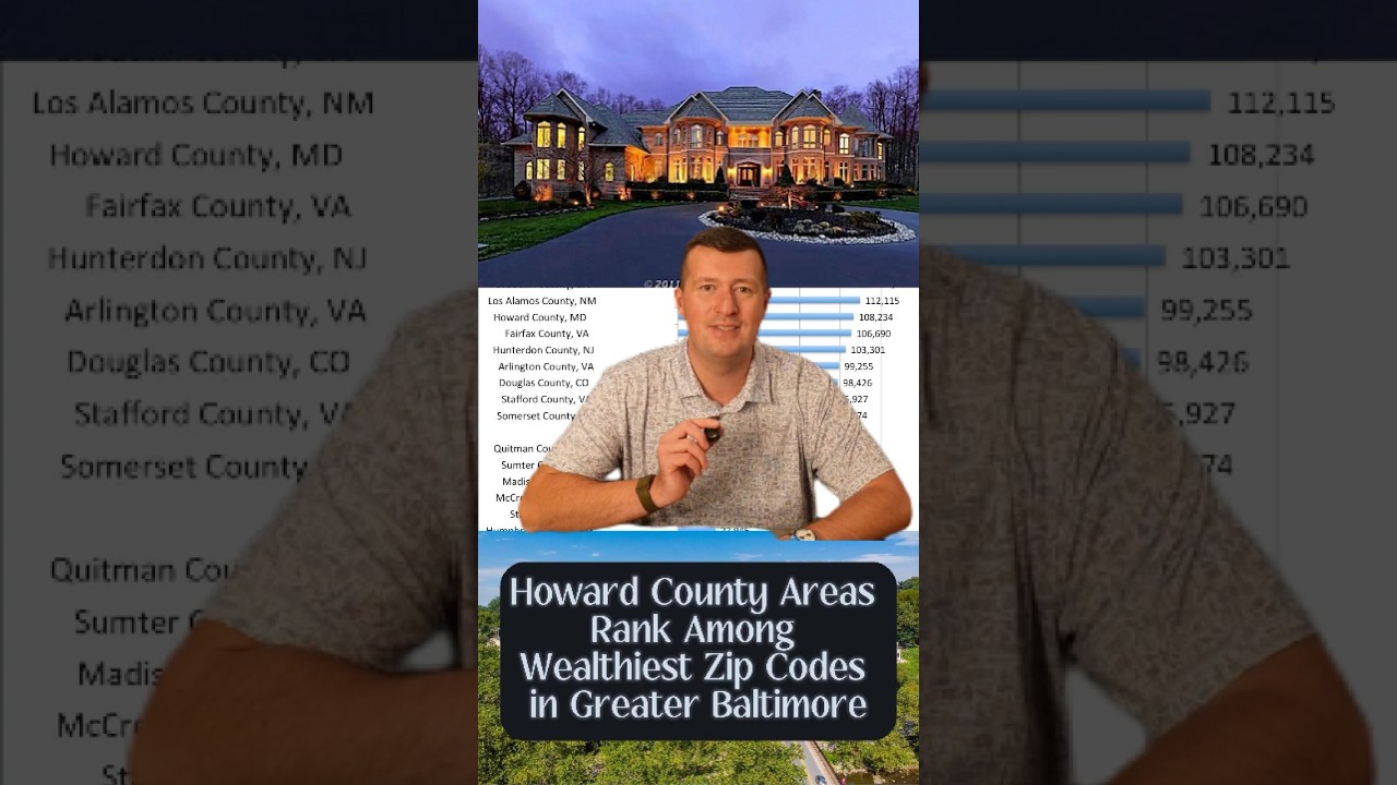 Howard County Areas Rank Among Wealthiest Zip Codes in Greater Baltimore