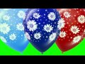 Green Screen Balloons Transitions & Balões Fundo Verde - Chroma Key. Футаж Воздушные шары Переход