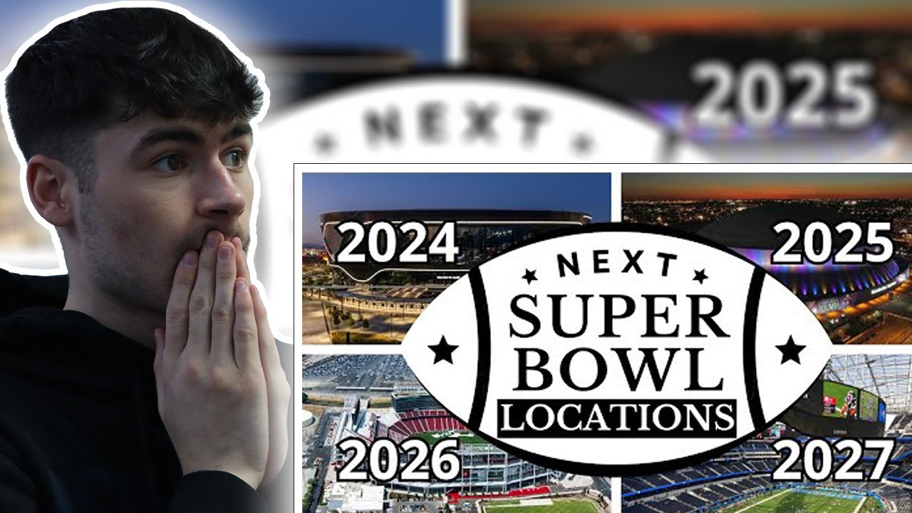 BRITS React to the Next Super Bowl Locations 🏆 2024, 2025, 2026, and