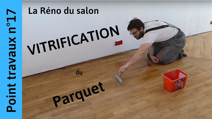 2ème ponçage et vitrification du parquet [Salon n°17]