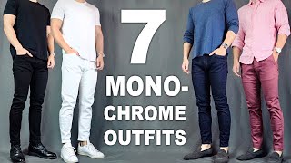 7 BEST Monochromatic Outfits | Men’s Outfit Inspiration