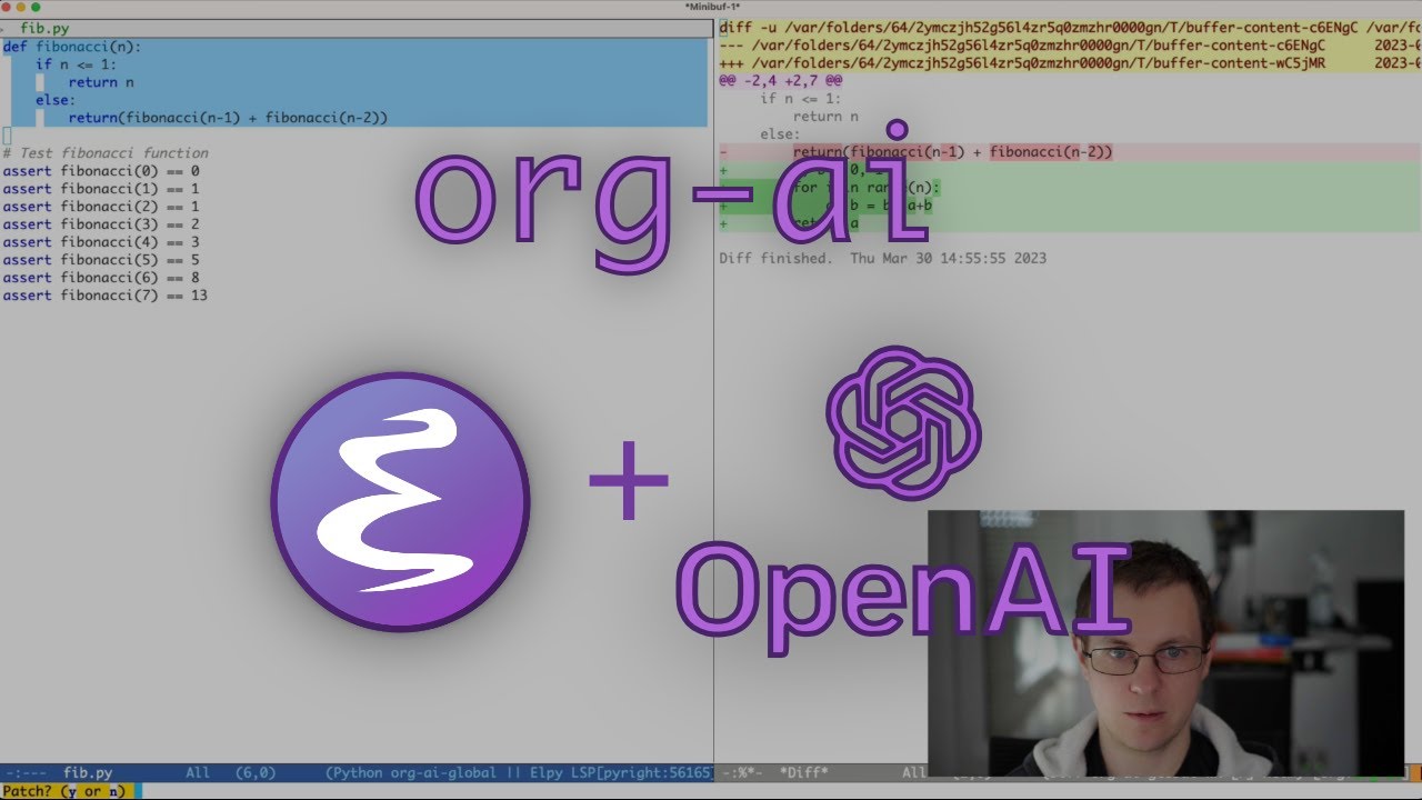 Turn Emacs into your personal AI assistant with org-ai - YouTube