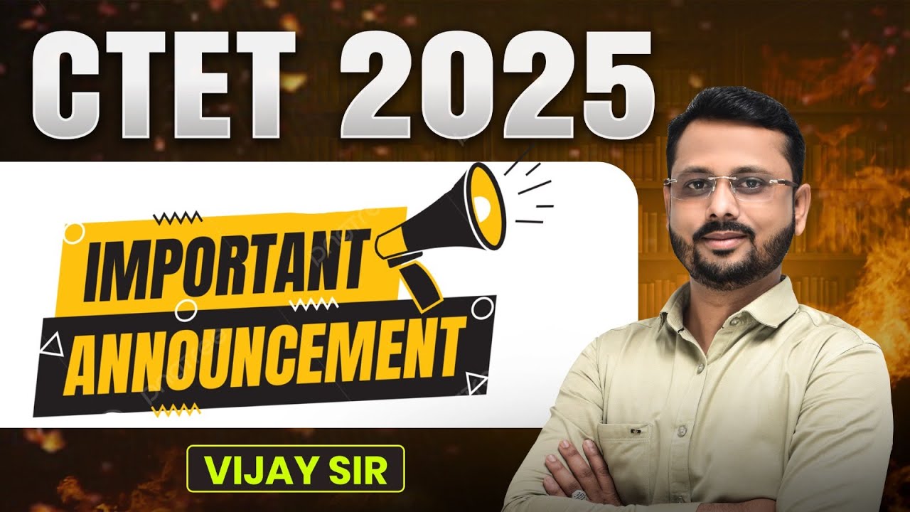CTET Demo Lecture 2025 | Paper 1 & 2 | Important Announcement About CTET | CTET Preparation 2025