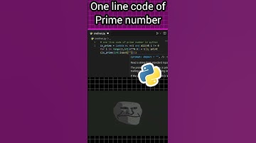 how to write one line code of prime number in python #trickshots #ytshorts