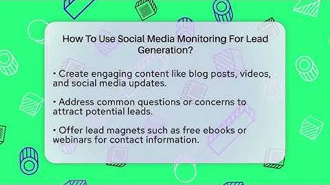 How To Use Social Media Monitoring For Lead Generation? - Everyday-Networking