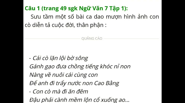 Soạn văn 7 tập 1 những câu hát than thân năm 2024