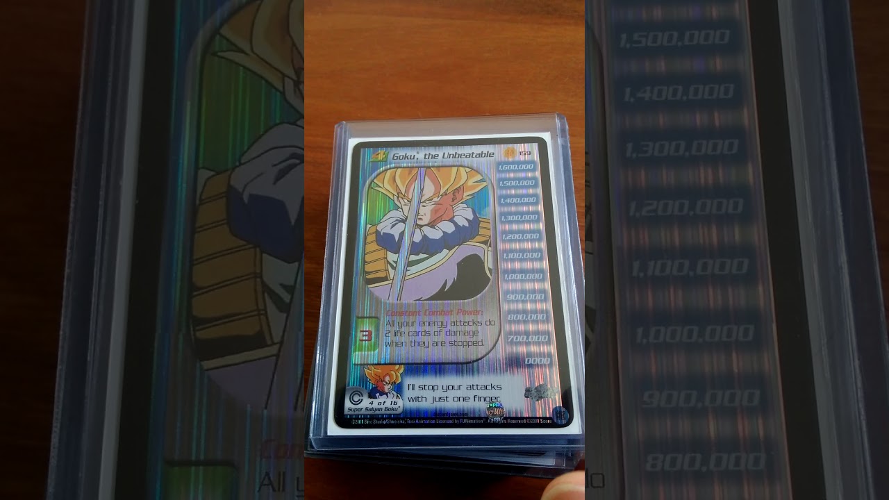 Ultra Rare Dragon Ball Z Cards Update 2 YouTube