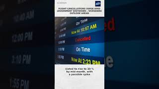 Flight Cancellations Surge Amid Government Shutdown – Worsening Outlook Ahead