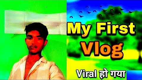 🙋😀 My First Vlog 😍