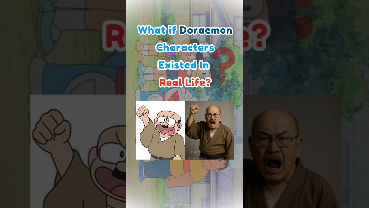 What if Doraemon Characters Existed in REAL Life? 