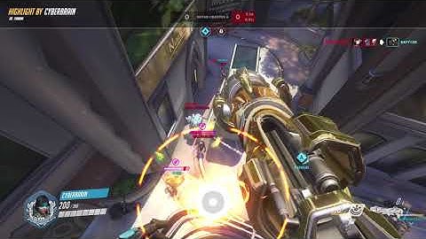 Overwatch - Pharah Quintuple Kill on Numbani