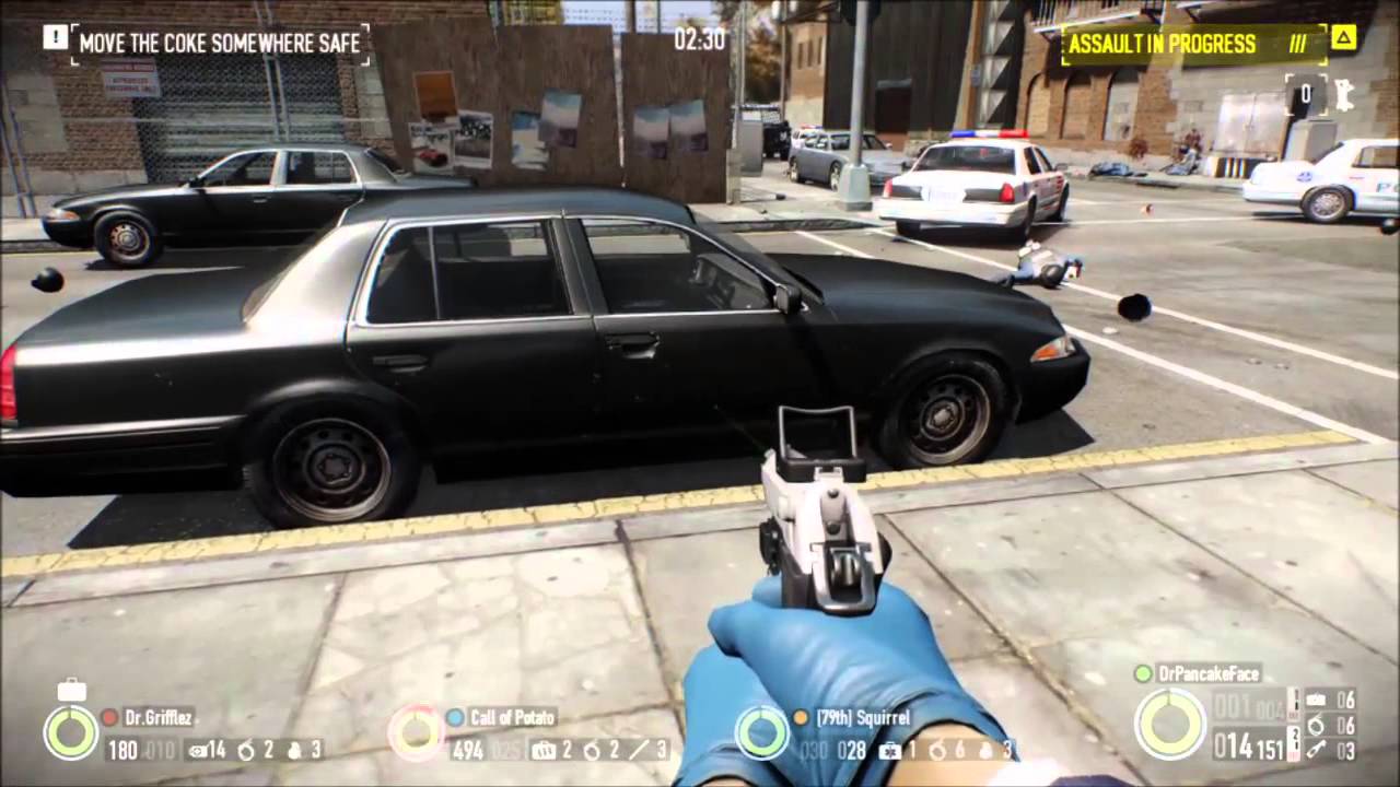 Payday 2 Gage Courier Package Locations Watch Dogs day 1 YouTube