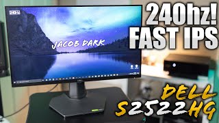 DELLS NEW BEST BUDGET GAMING MONITOR | DELL S2522HG REVIEW