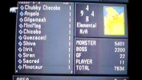 Final Fantasy VIII Perfect File (U.S. Playstation / NTSC) - 100% COMPLETE