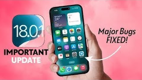 iOS 18.0.1 Released for iPhones - Major PROBLEMS Solved! (Hindi)