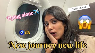• |Flying Alone Was Scary Until…|laptop bag ghuma Diya😭✈️😱|Aanchal sodani|