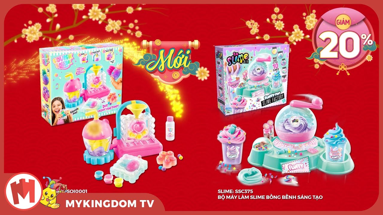 ĐÓN TẾT SÁNG TẠO CÙNG STYLE4EVER:, TỰ TAY LÀM SQUISHY & VƯỜN HOA XINH